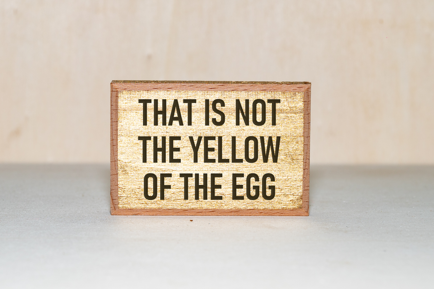 That Is Not the Yellow of the Egg