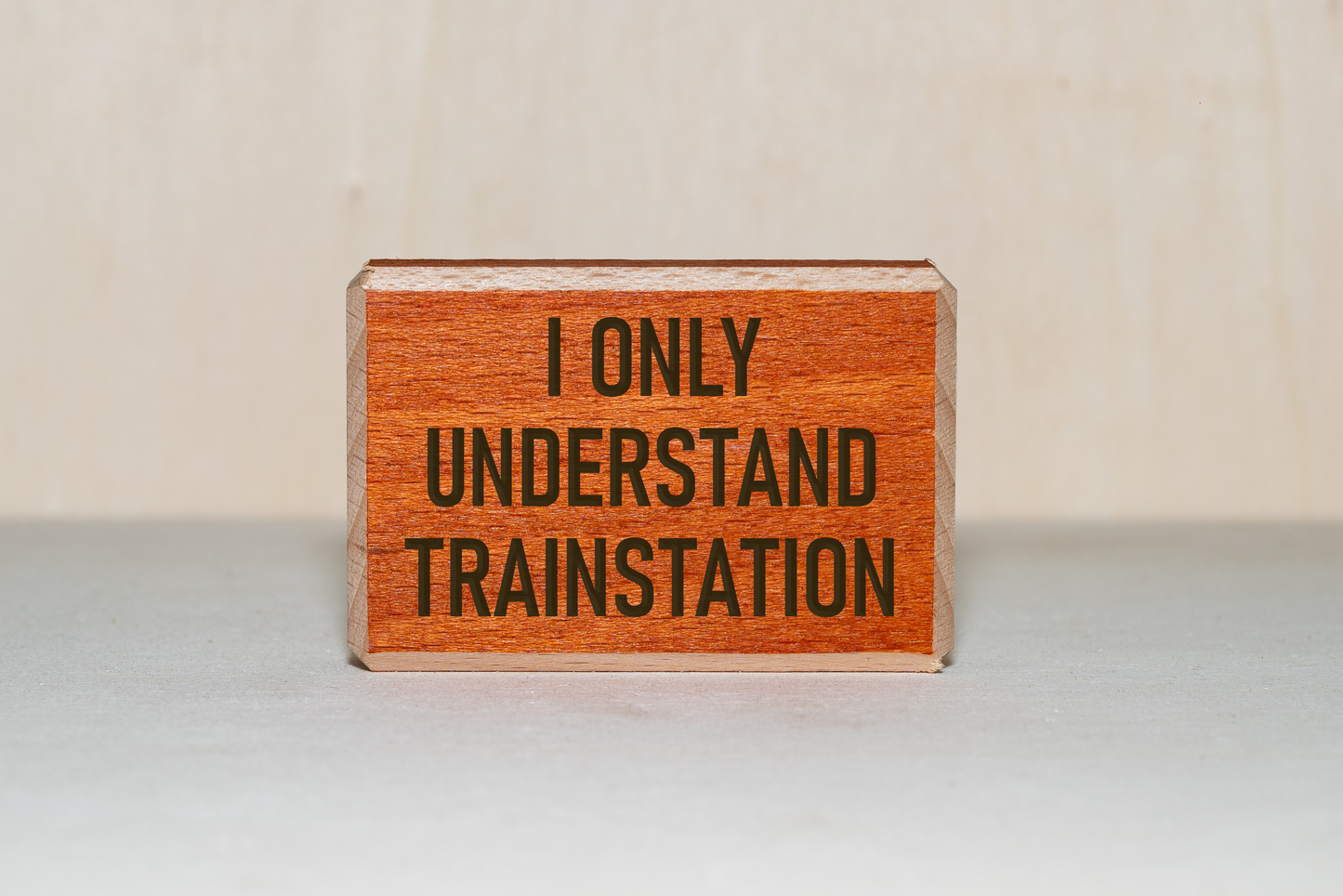 I Only Understand Trainstation