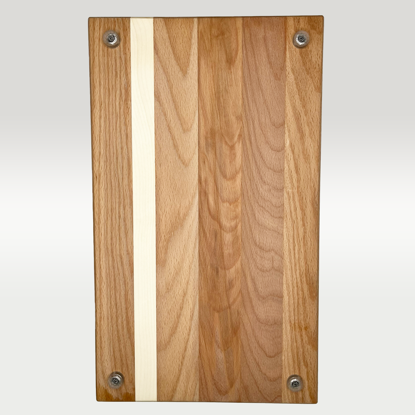 Large cutting board made of beech and maple