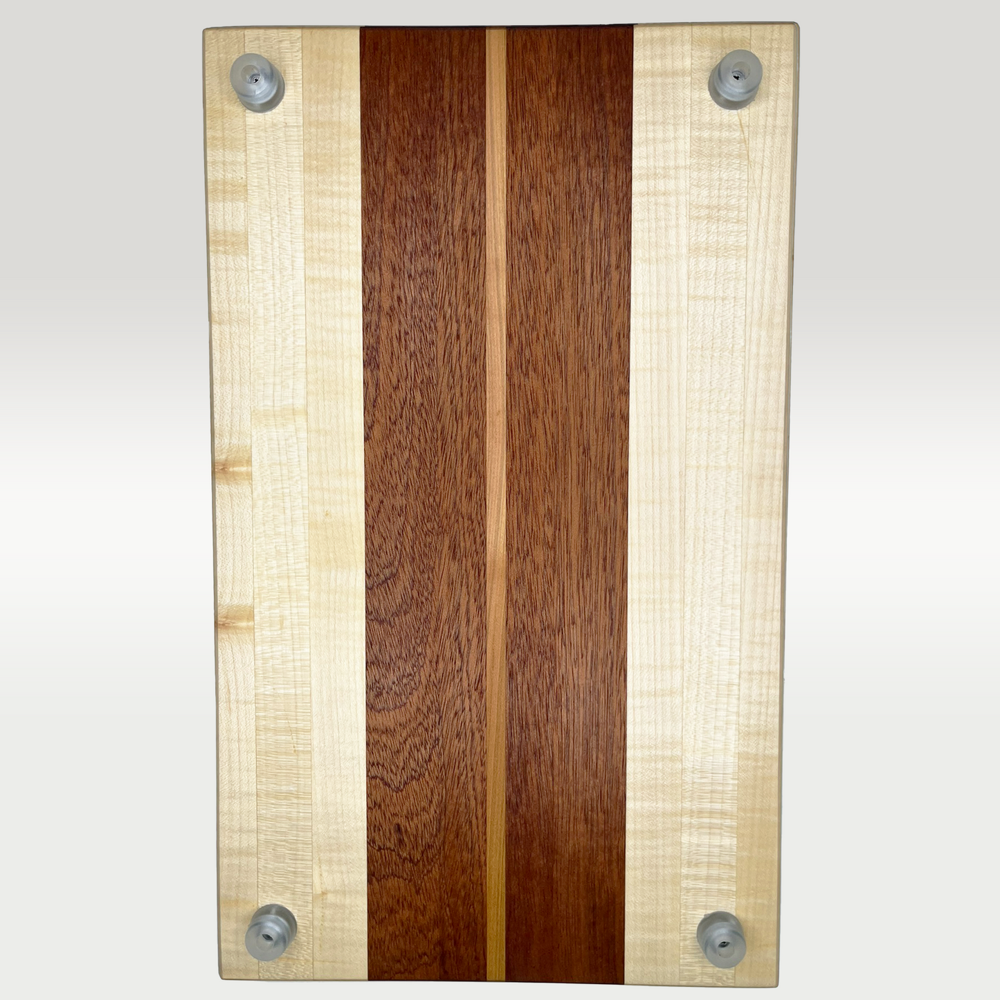 Großes Schneidebrett aus Ahorn, Sapele und Kirsche