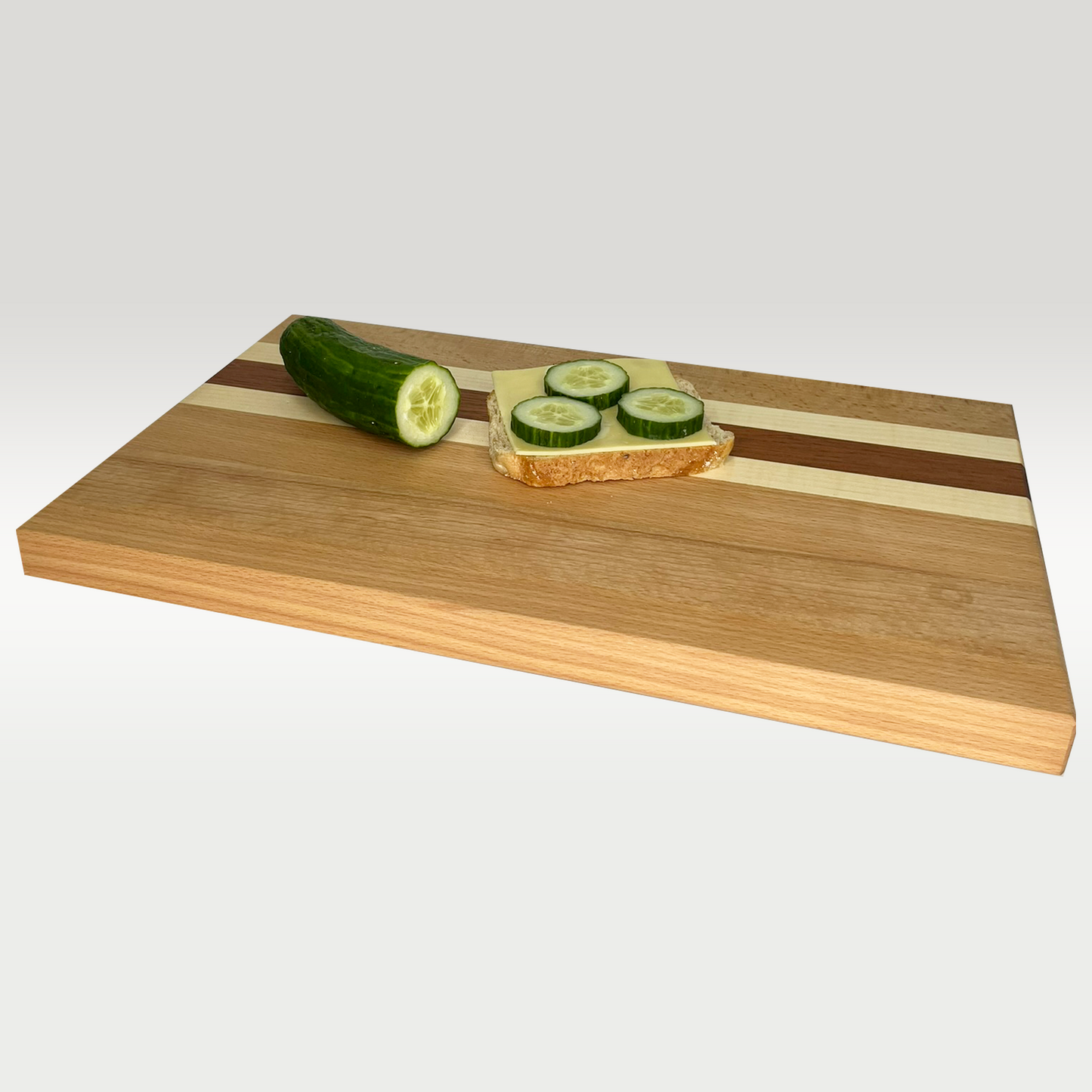 Large Cutting Board made of Beech, Maple and Sapele