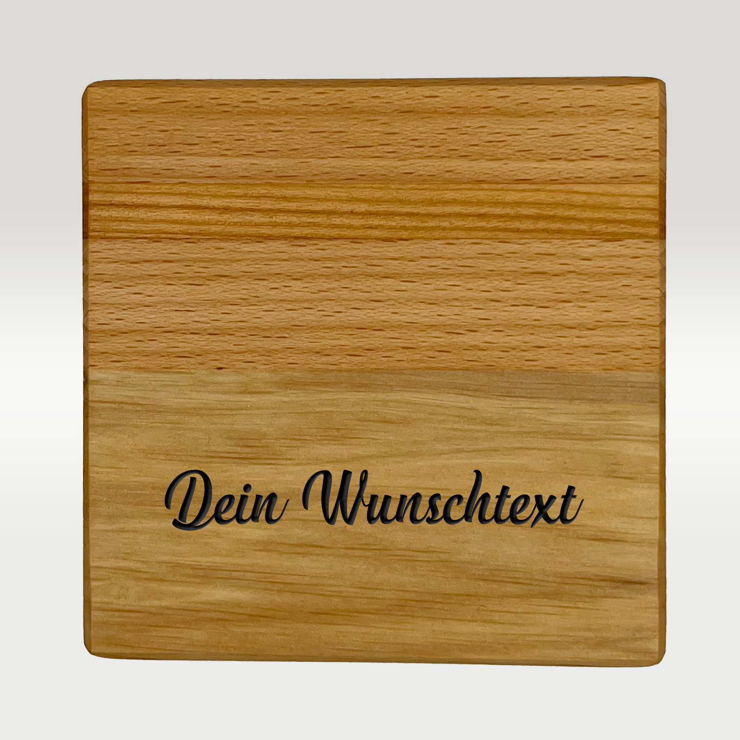 Coasters made of hornbeam, beech and cherry wood